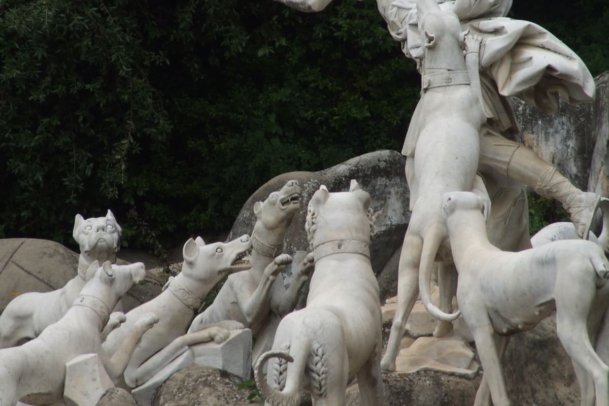 The Reggia di Caserta near Naples — the 18th-century Bourbon royal palace designed by Luigi Vanvitelli, with its 3-kilometre axial park leading to the Cascata Grande. UNESCO World Heritage 1997.